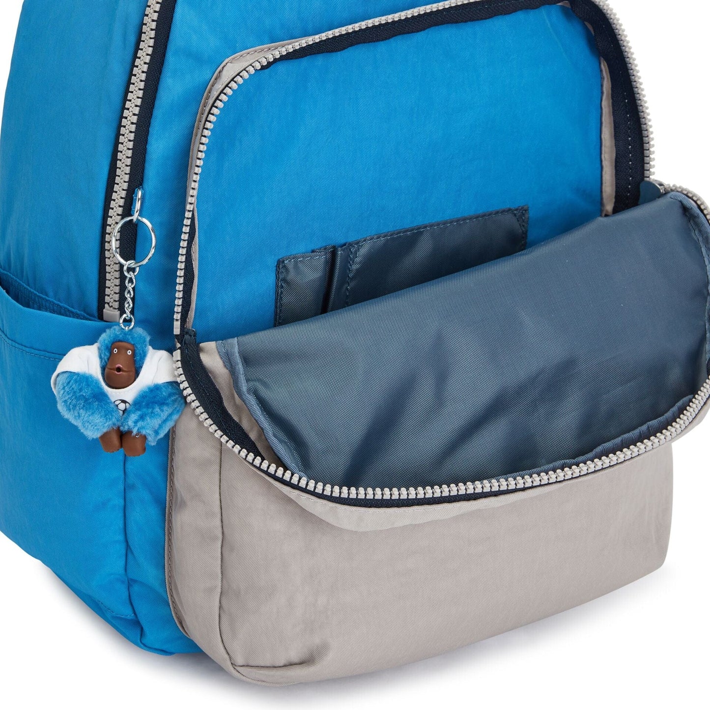 KIPLING-Seoul-Large Backpack-Lake Blue Bl-I5140-W56