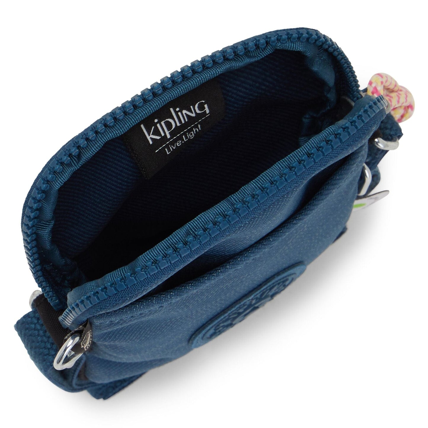 Kipling-Tally-Phone Bag-Woven Teal Bl-I5189-N15
