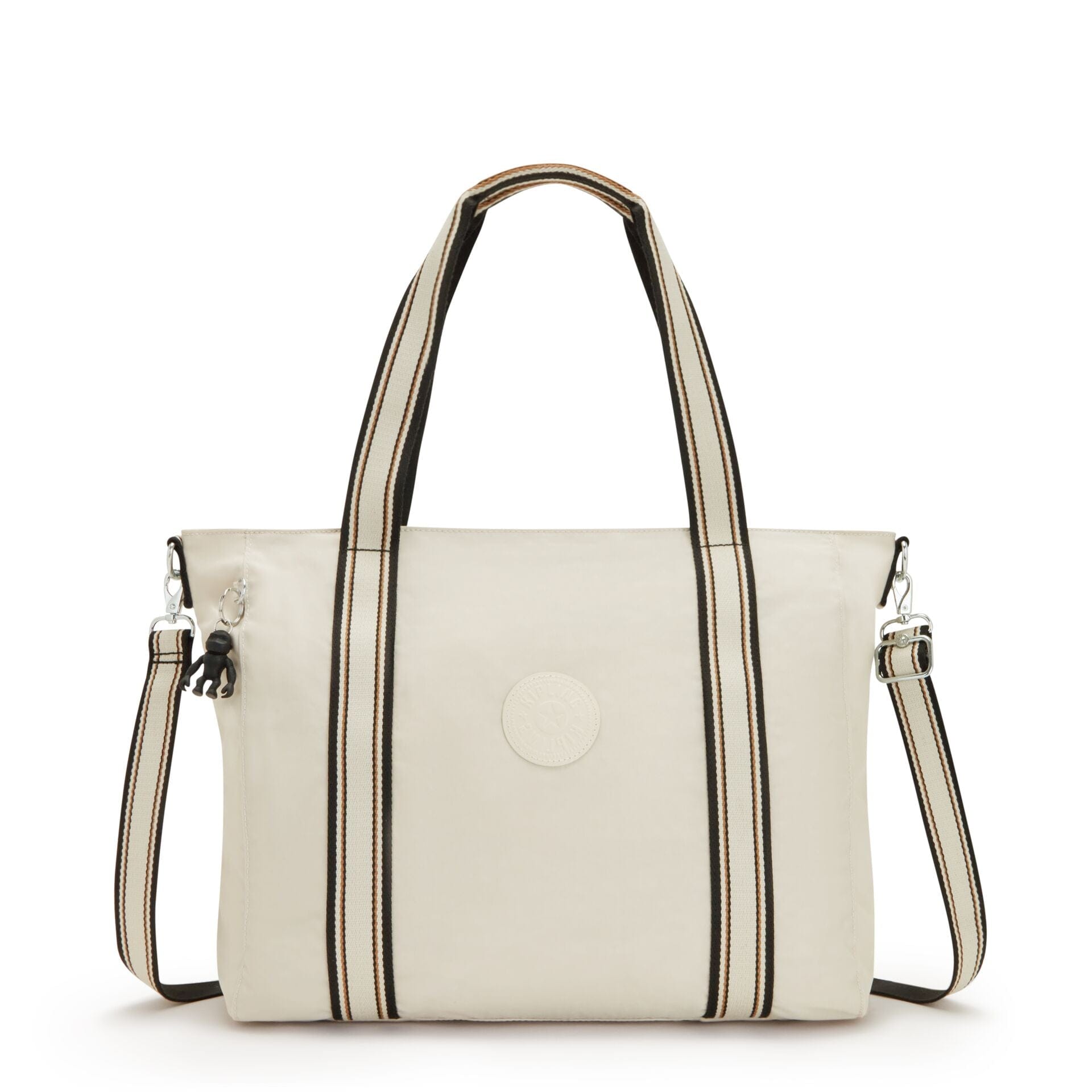 KIPLING-Asseni-Large Tote (with removable shoulderstrap)-Light Sand-I5444-W58