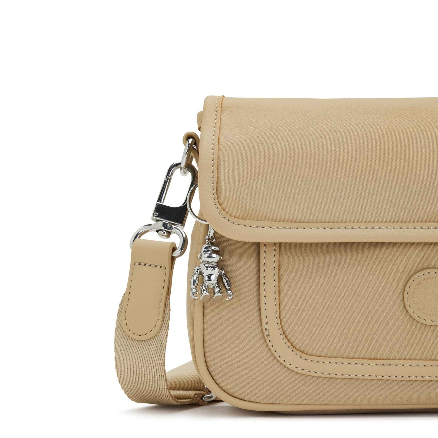 Kipling-Inaki-Medium Crossbody (With Removable Shoulderstrap)-Natural Beige-I5593-Y87