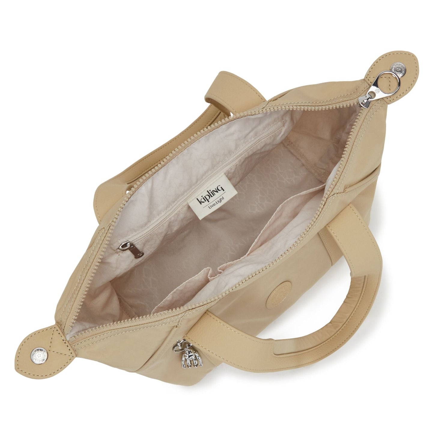Kipling-Art Mini-Small Handbag (With Removable Shoulderstrap)-Natural Beige-I5874-Y87