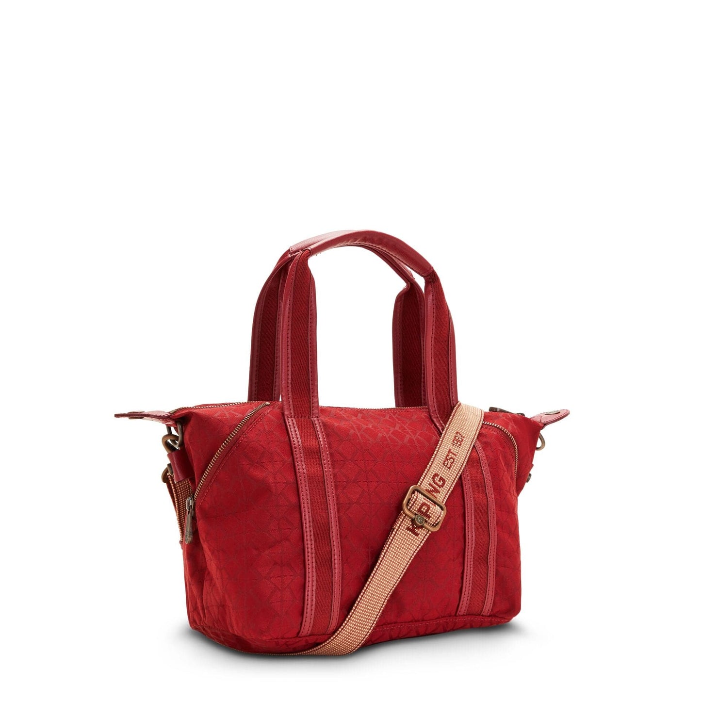 Kipling-Art Mini-Small Handbag (With Removable Shoulderstrap)-Sign Red Mu-I5968-V92