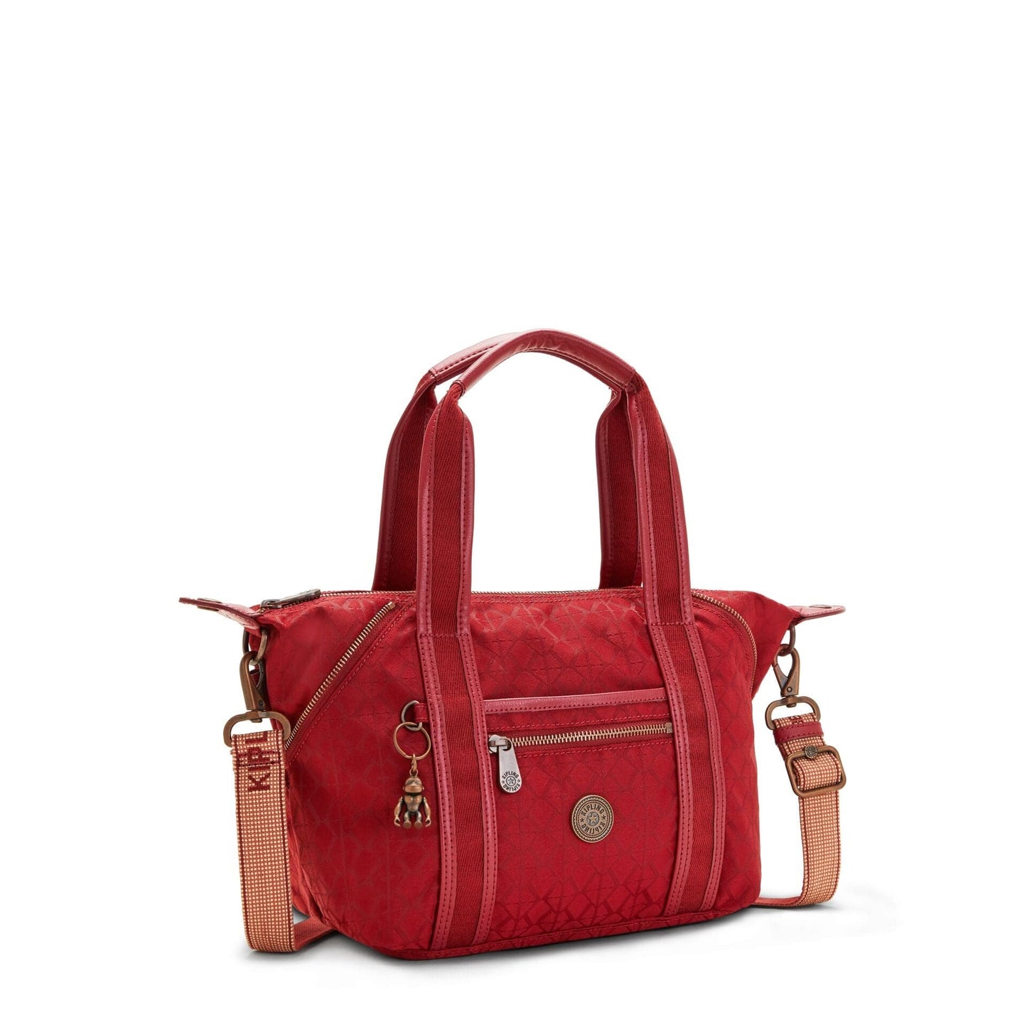 Kipling-Art Mini-Small Handbag (With Removable Shoulderstrap)-Sign Red Mu-I5968-V92