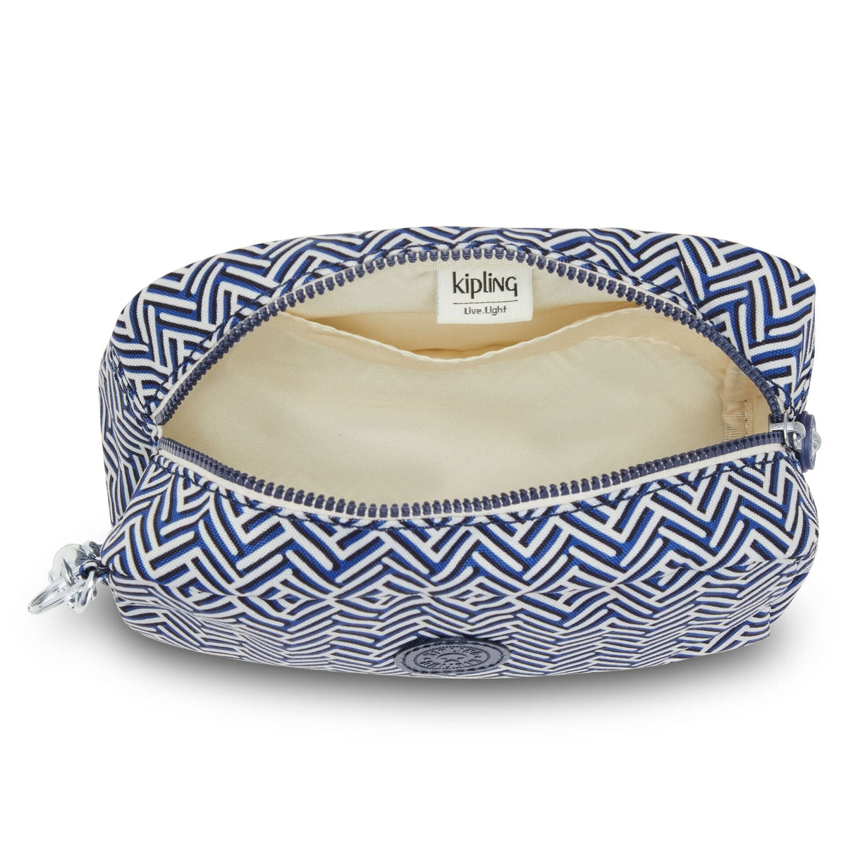 Kipling Medium Pouch Female Urban Chevron Gleam