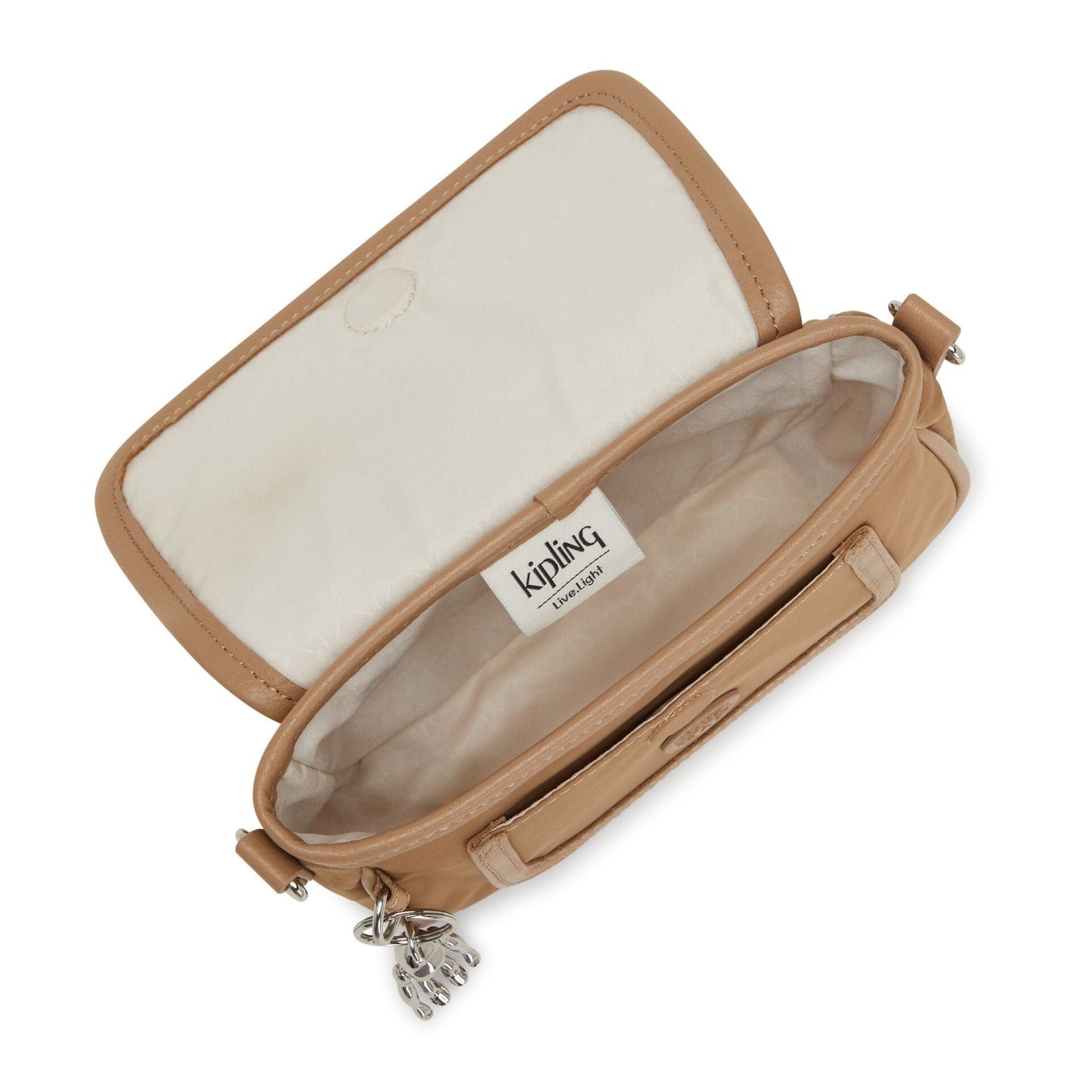 Kipling-Inaki S-Small Crossbody (With Removable Shoulderstrap)-Soft Almond-I6271-R13