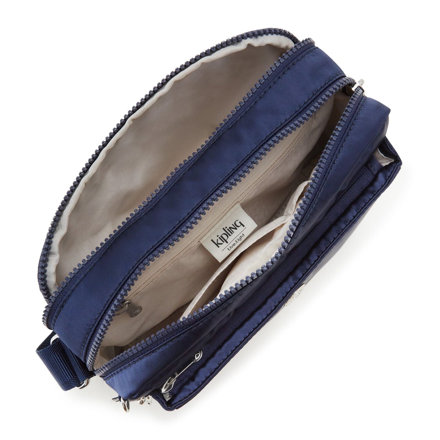 Kipling-Abanu M-Medium Crossbody-Cosmic Blue-I6847-R47