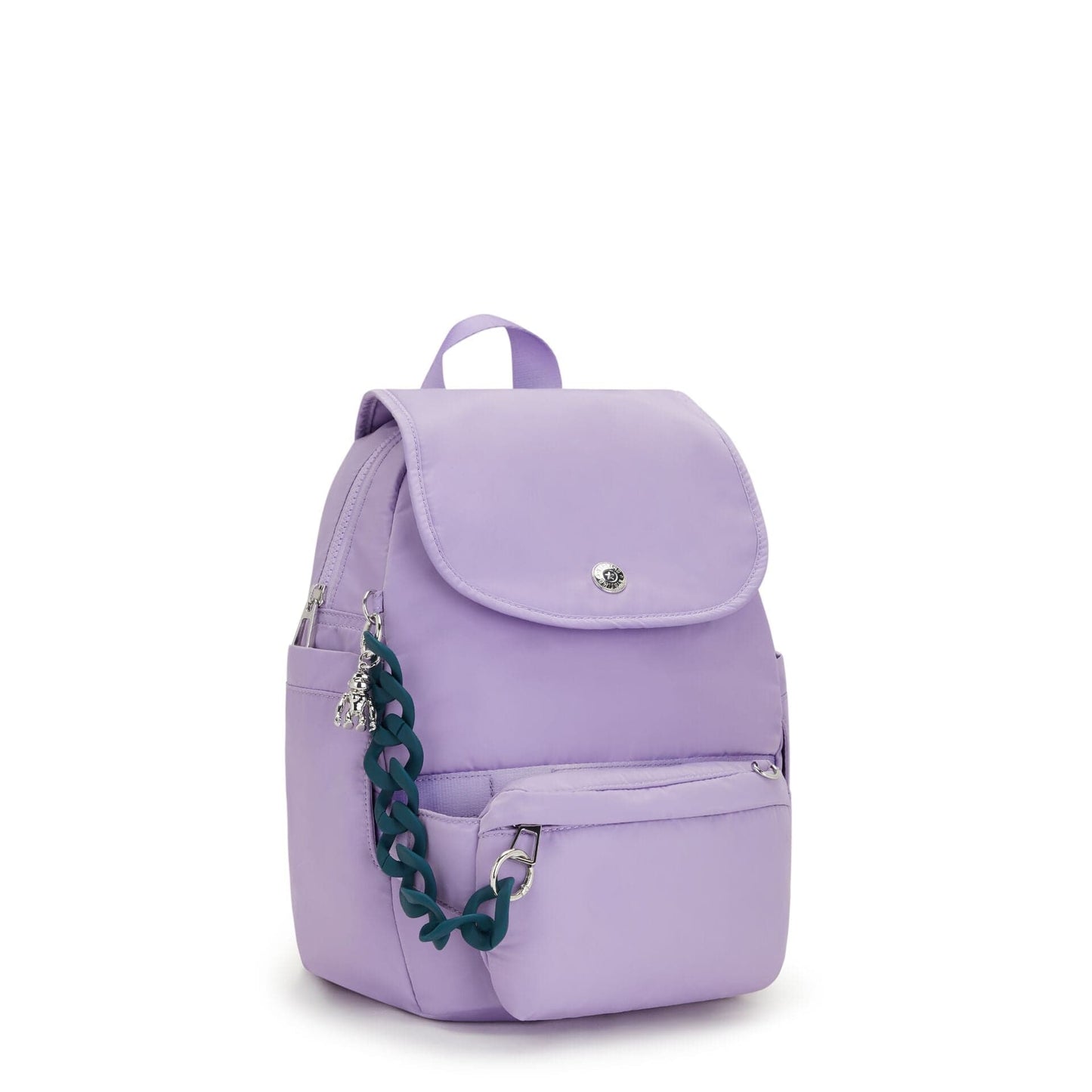 KIPLING-City Pack S-Small backpack (with front pocket convertible to waitbag)-VT Ice lavender-I7460-M14