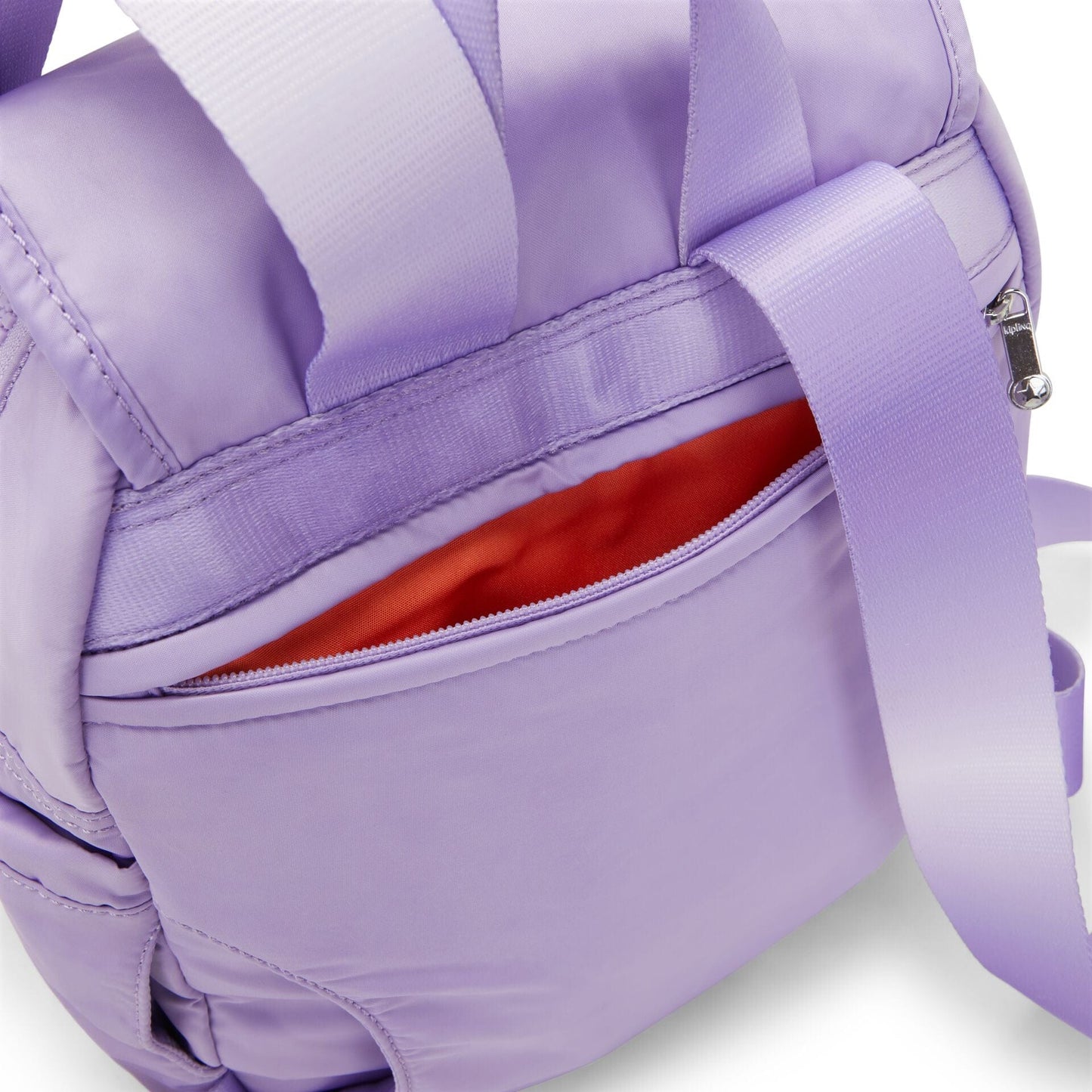 KIPLING-City Pack S-Small backpack (with front pocket convertible to waitbag)-VT Ice lavender-I7460-M14