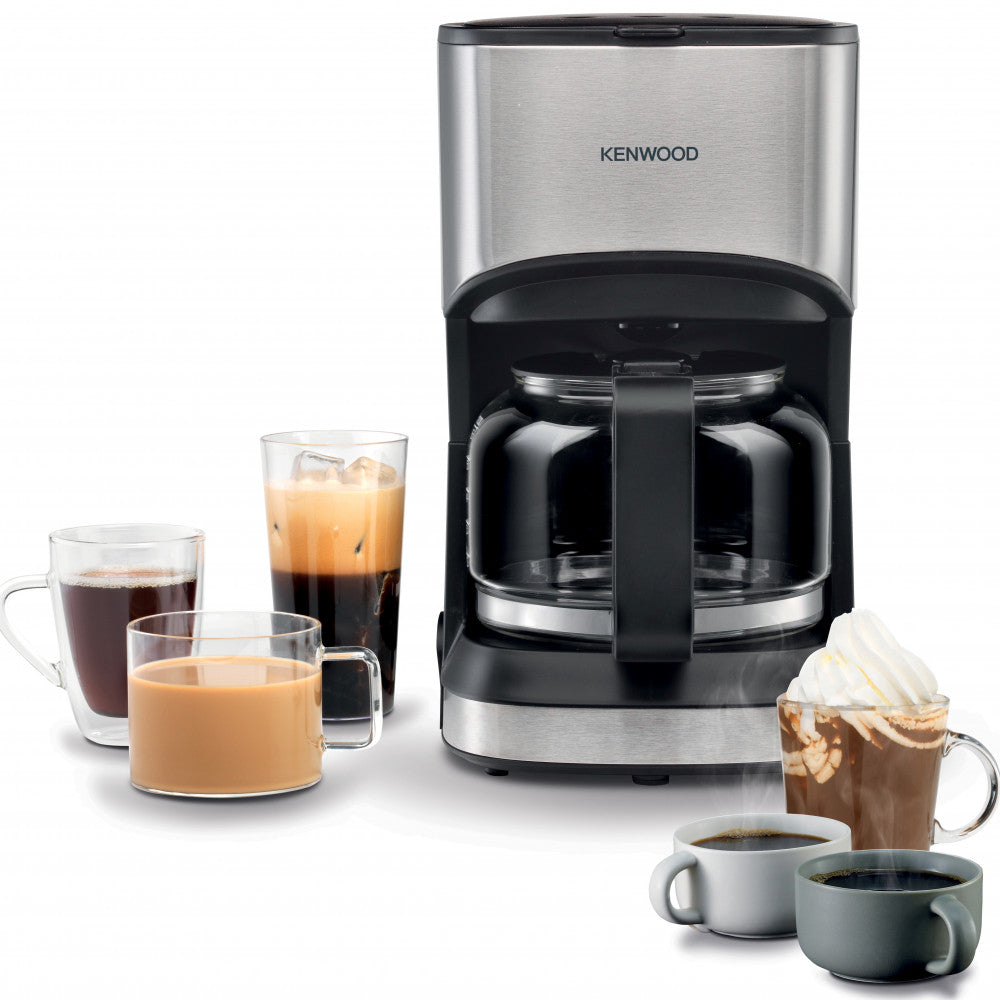 Kenwood Up To 6 Cup Coffee Machine 550W Black/Silver Cmm05.000Bm