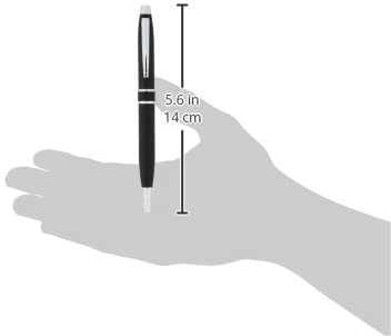 Cross Stratford Satin Black Ballpoint Pen - At0172-3