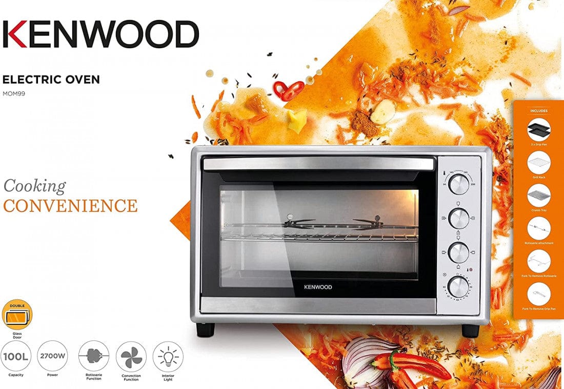 Kenwood 100L Electric Oven Silver Mom99.000Ss