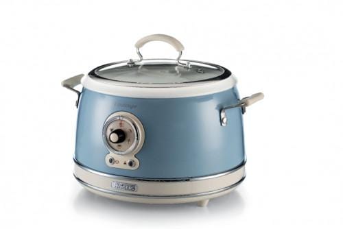 Ariete Vintage Multipurpose Rice Cooker/Slow Cooker 2904, Blue