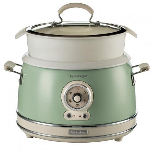 ARIETE VINTAGE MULTIPURPOSE RICE COOKER/SLOW COOKER 2904, GREEN