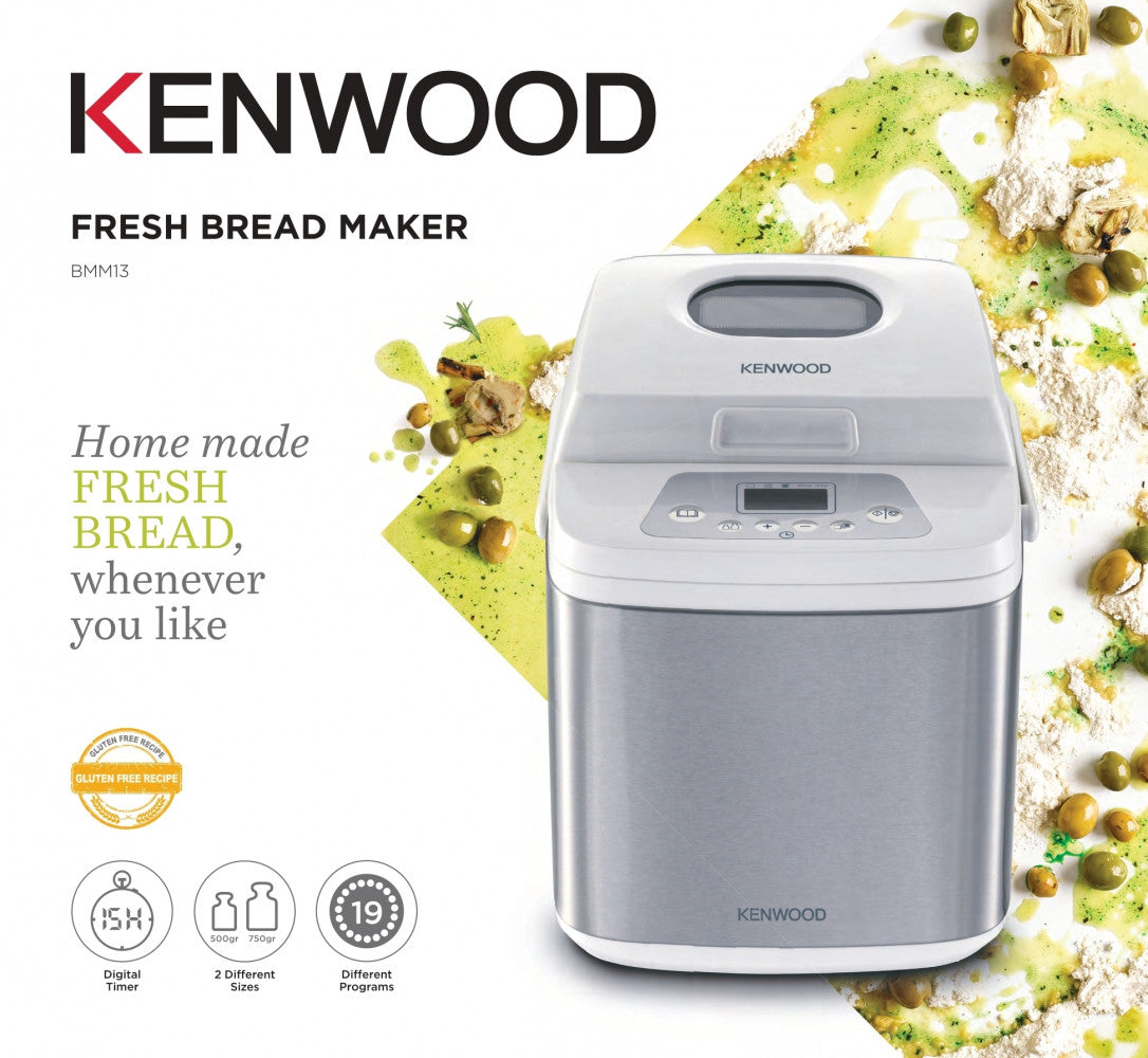 Kenwood Bread Maker White/Silver Bmm13.000Wh