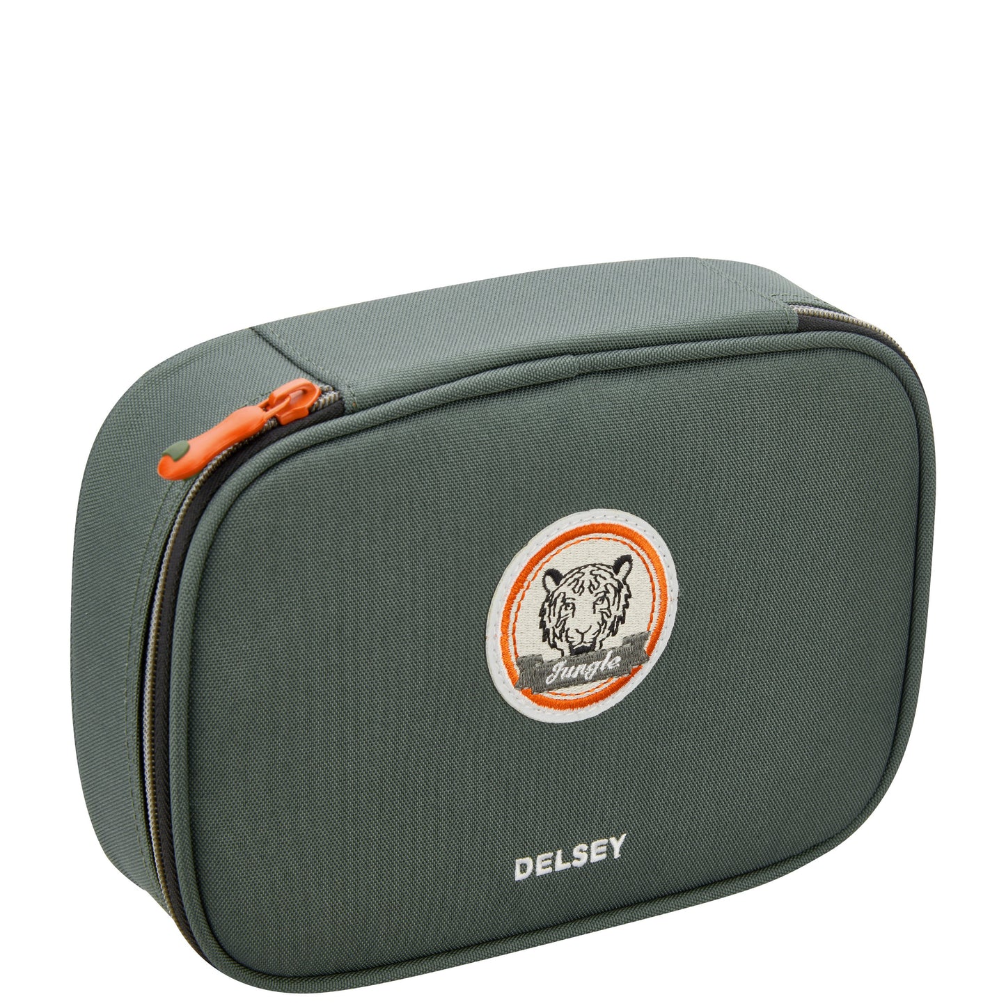 Delsey Paris School 2018 Large Pencil Box Khaki 00339317503 Khaki
