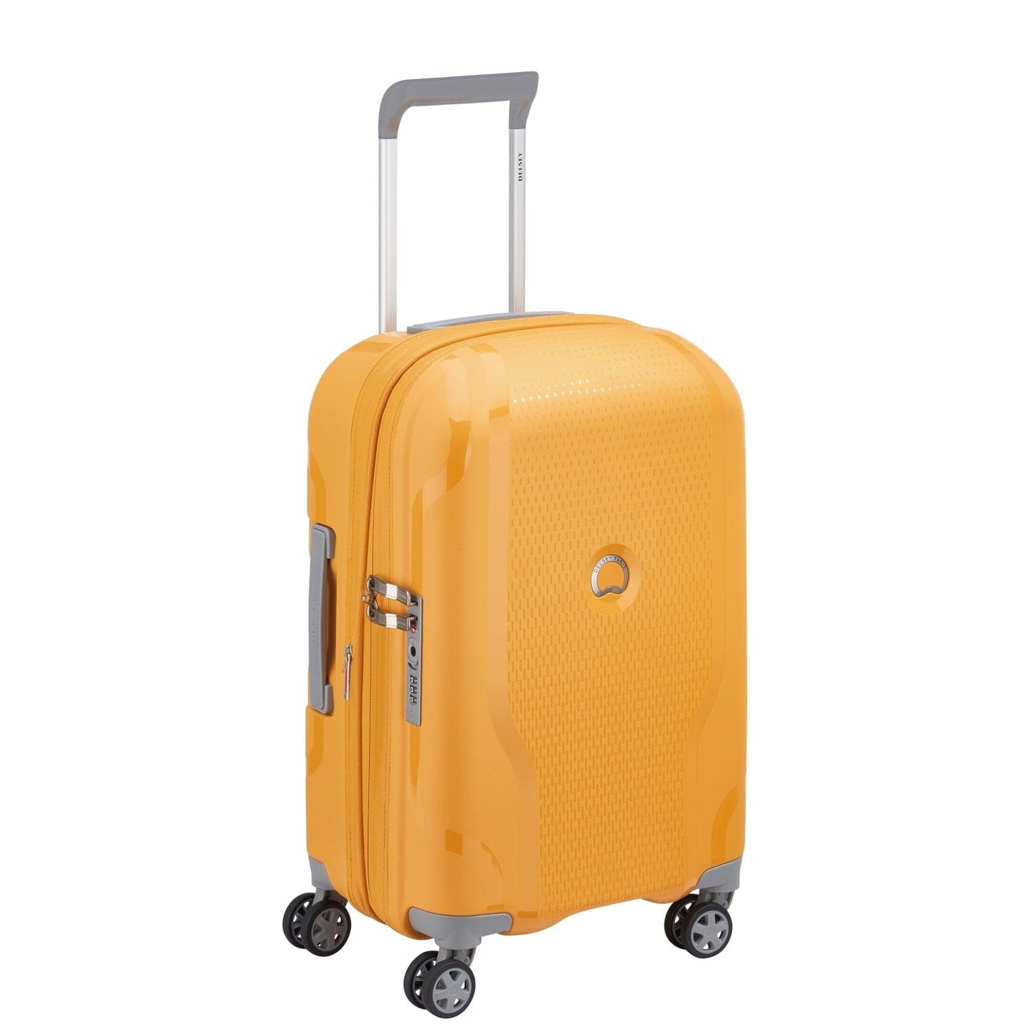 Delsey Paris Clavel 83cm Hardcase 4 Double Wheel Expandable Check-In Luggage Trolley Yellow - 00384583005