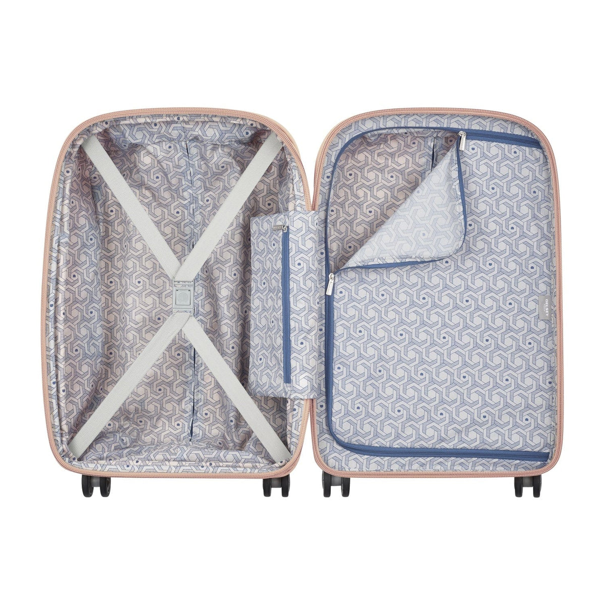 Delsey Paris Clavel 55Cm Hardcase 4 Double Wheel Expandable Cabin Luggage Trolley Peony - 00384580109