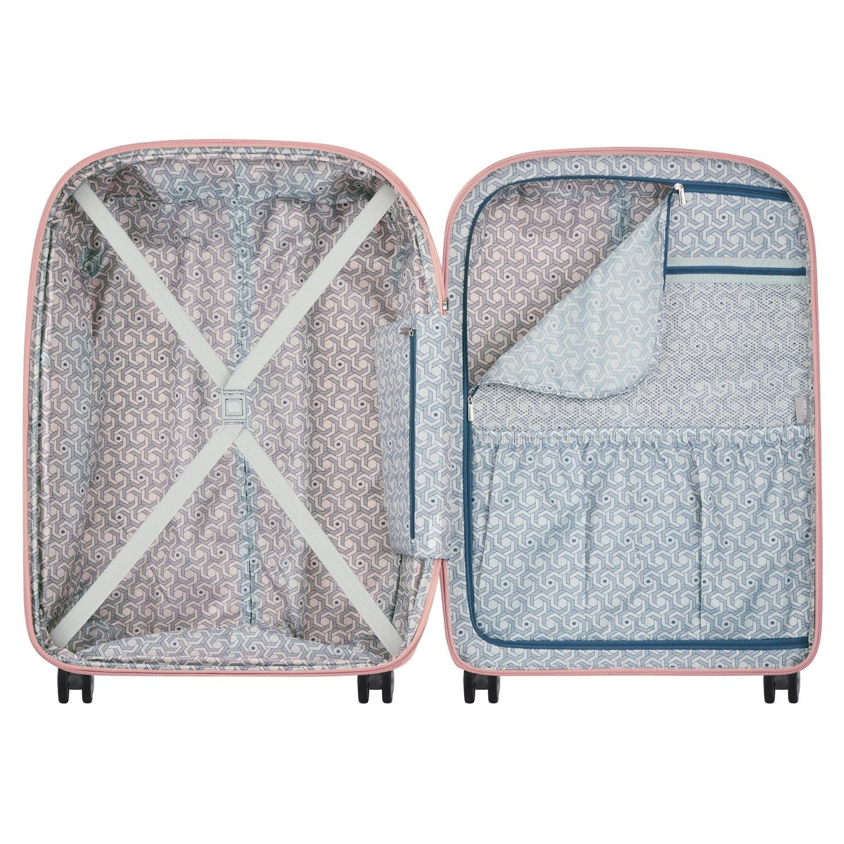 Delsey Paris Clavel 71Cm Hardcase 4 Double Wheel Expandable Medium Check-In Luggage Trolley Peony - 00384582009