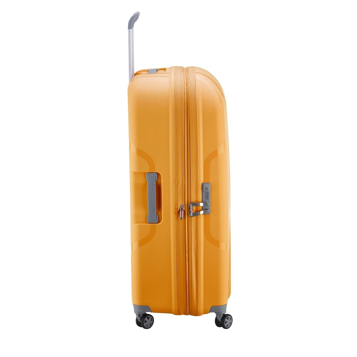 Delsey Paris Clavel 83cm Hardcase 4 Double Wheel Expandable Check-In Luggage Trolley Yellow - 00384583005