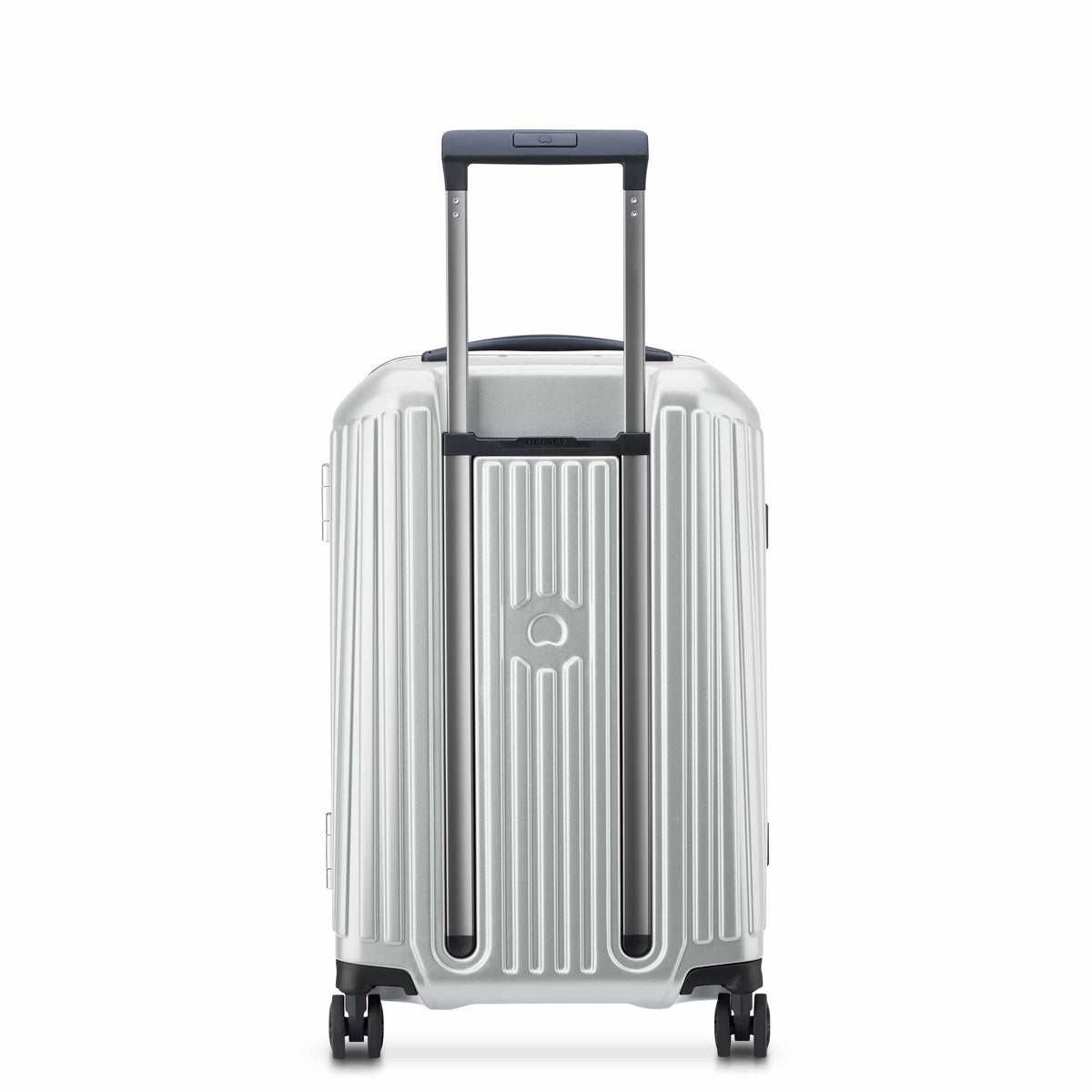 Delsey Paris Securitime Frame 55Cm Hardcase 4 Doube Wheel Cabin Luggage Trolley Silver - 00217480111