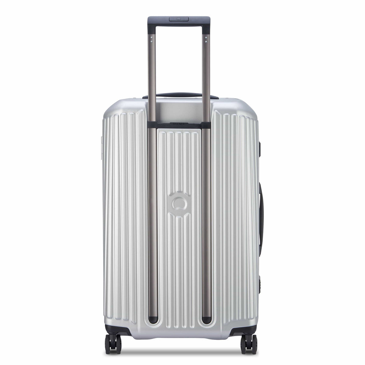 Delsey Paris Securitime Frame 68Cm Hardcase 4 Double Wheel Check-In Luggage Trolley Silver - 00217381111