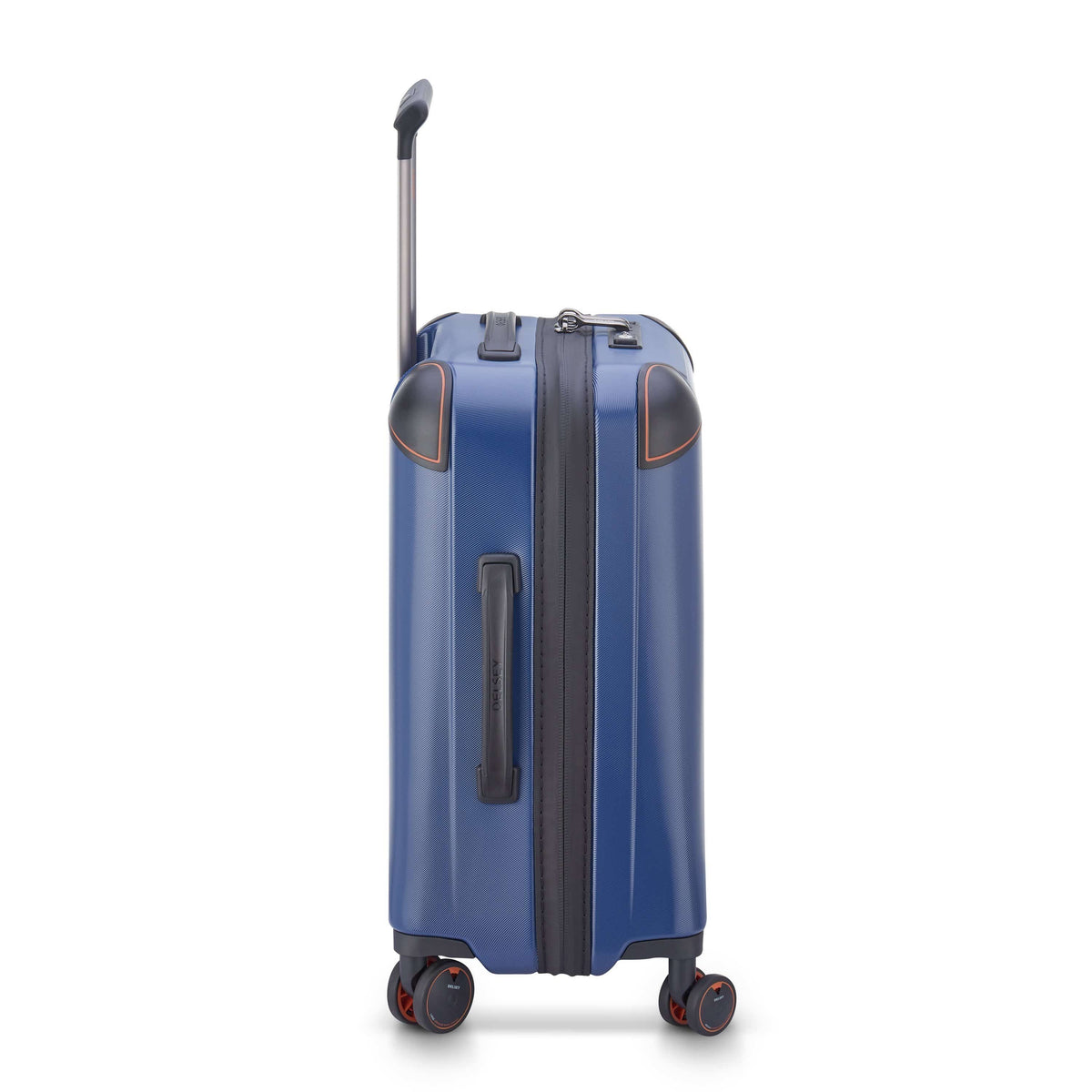 Delsey Paris Cactus 55Cm Hardcase 4 Double Wheel Cabin Luggage Trolley Blue - 00218080102