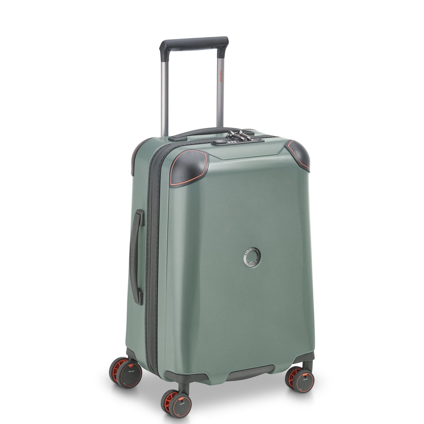 Delsey Paris Cactus 55cm Hardcase 4 Double Wheel Cabin Luggage Trolley Khaki - 00218080103