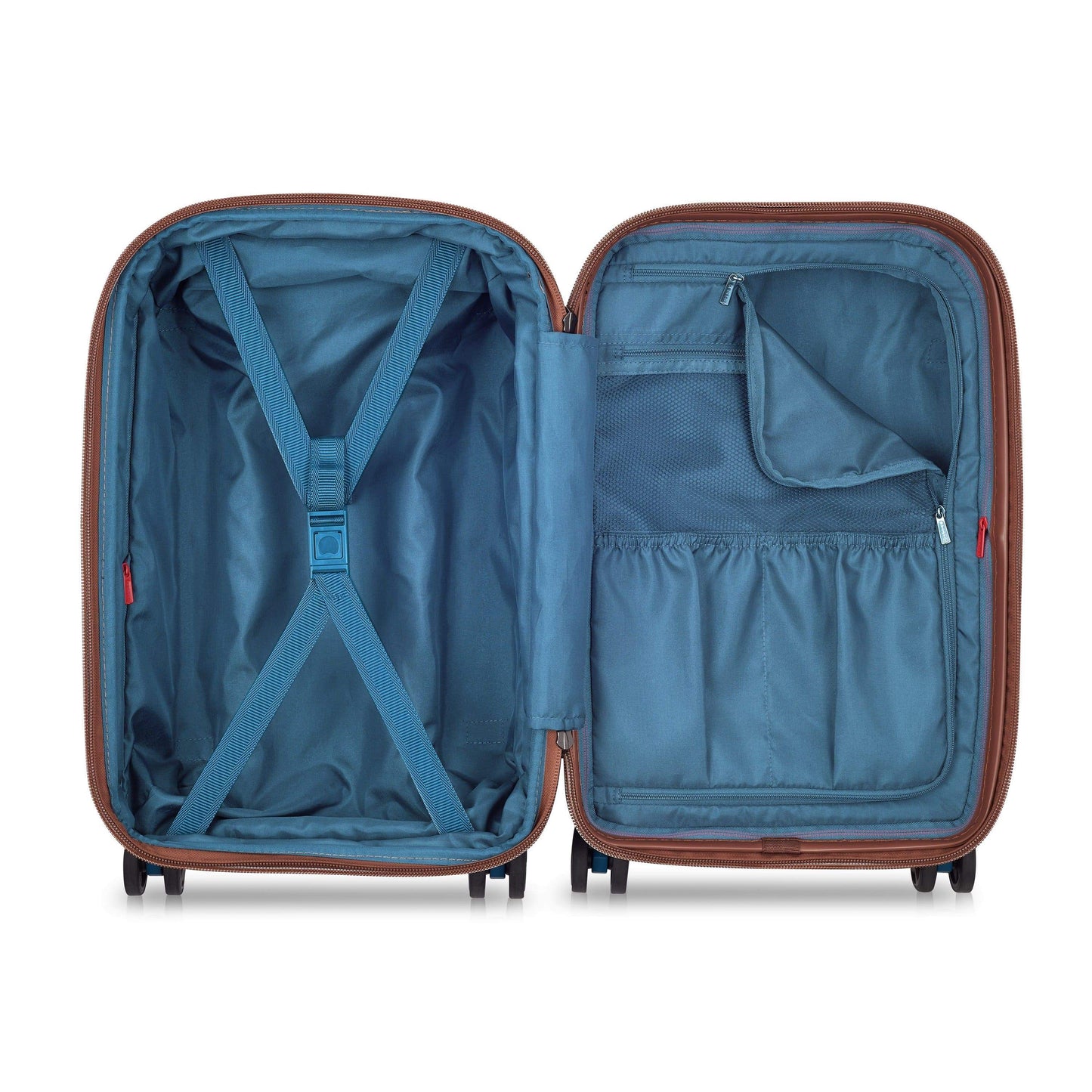 Delsey Paris St Tropez 55Cm Hardcase 4 Double Wheel Expandable Cabin Luggage Trolley Platinum - 00208780111