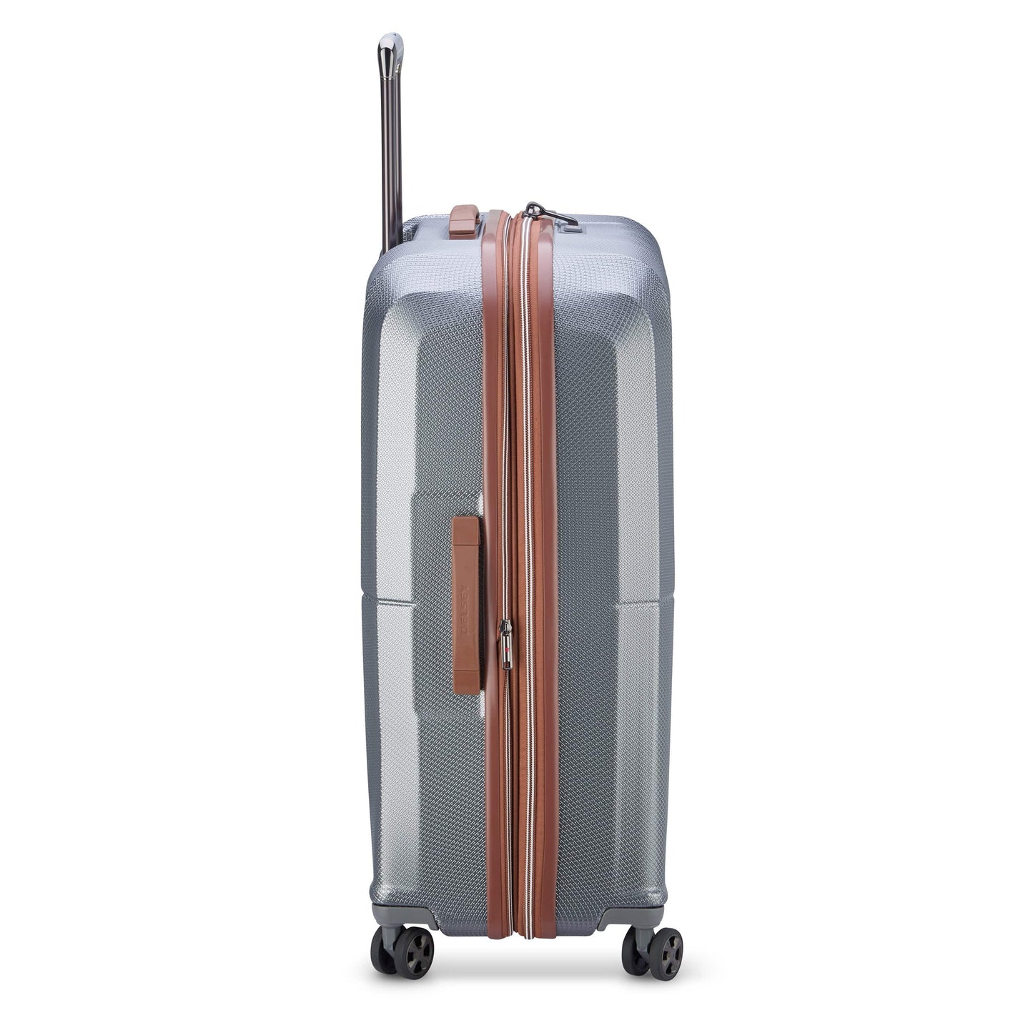Delsey Paris St Tropez 77cm 4 Double Wheel Expandable Check-In Luggage Platinum - 00208783011
