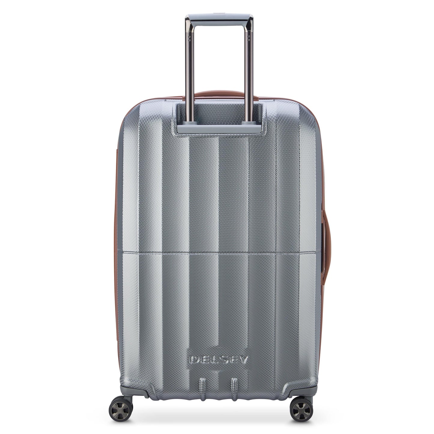 Delsey Paris St Tropez 77cm 4 Double Wheel Expandable Check-In Luggage Platinum - 00208783011