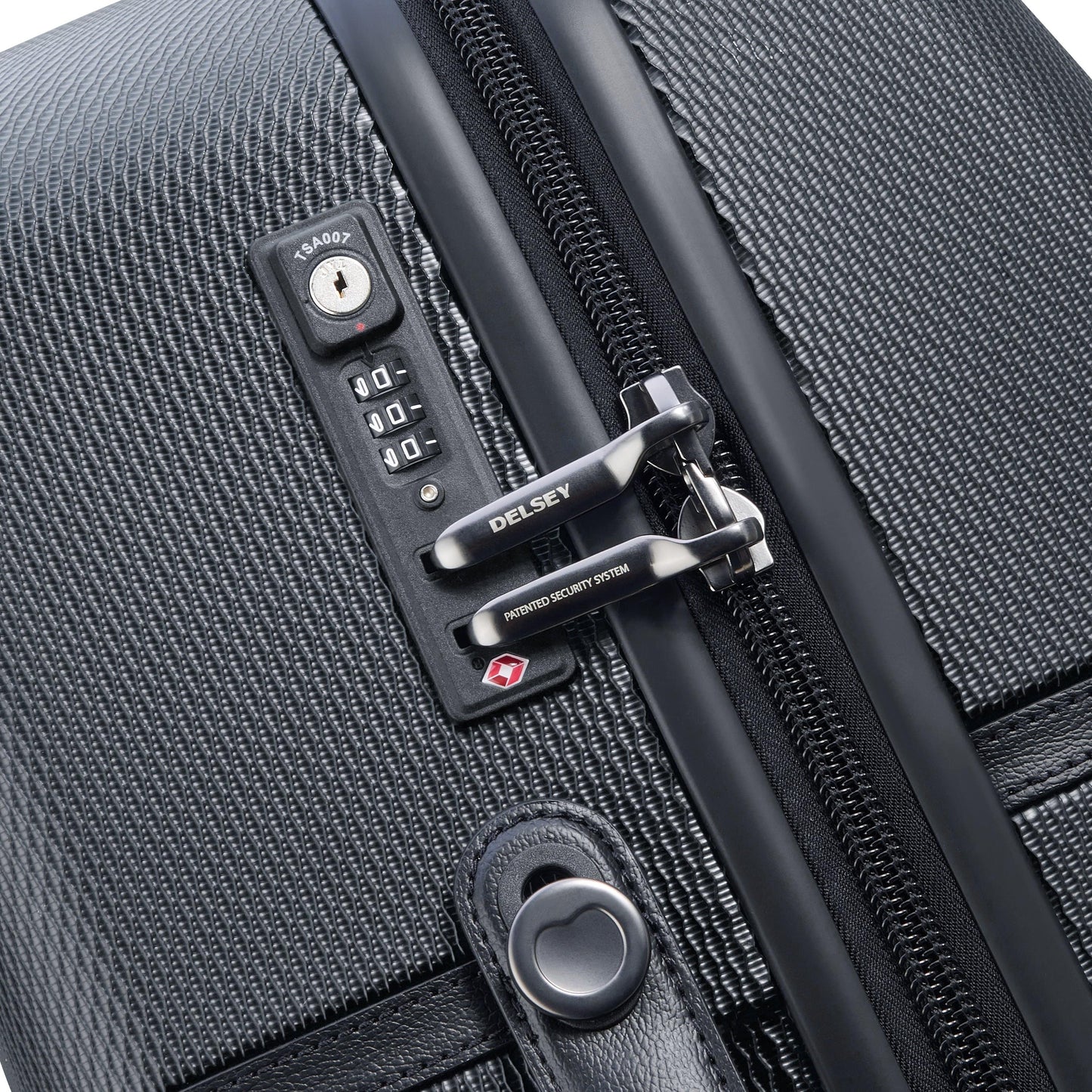 Delsey Paris Chatelet Air 67Cm Hardcase 4 Double Wheel Check-In Luggage Trolley Black - 00167281000