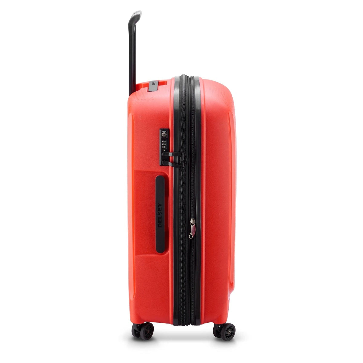 Delsey Paris Belmont Plus 71Cm Hardcase 4 Double Wheel Expandable Medium Check-In Luggage Trolley Faded Red - 00386182034