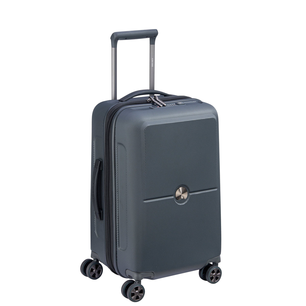 Delsey Paris Turenne Prem 55Cm Hardcase 4 Double Wheel Cabin Luggage Trolley Anthracite - 00162480101