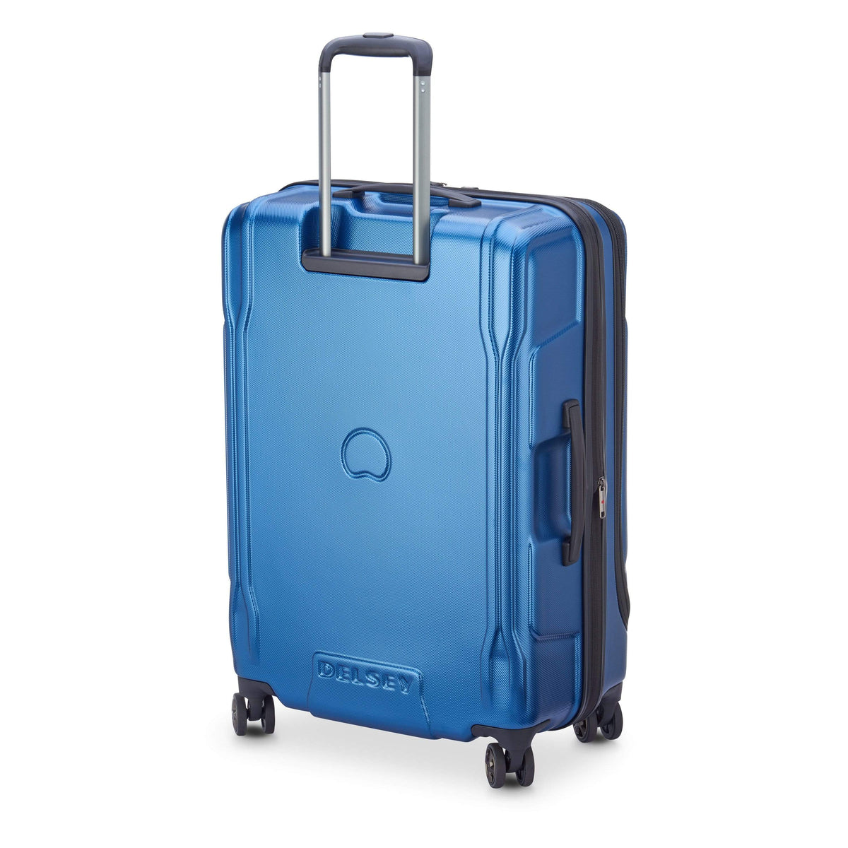 Delsey Paris Eclipse Dlx 70Cm Hardcase 4 Double Wheel Expandable Check-In Luggage Trolley Blue - 00208082002