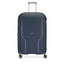 Delsey Paris Clavel 83Cm Hardcase 4 Double Wheel Expandable Check-In Luggage Trolley Blue Jean