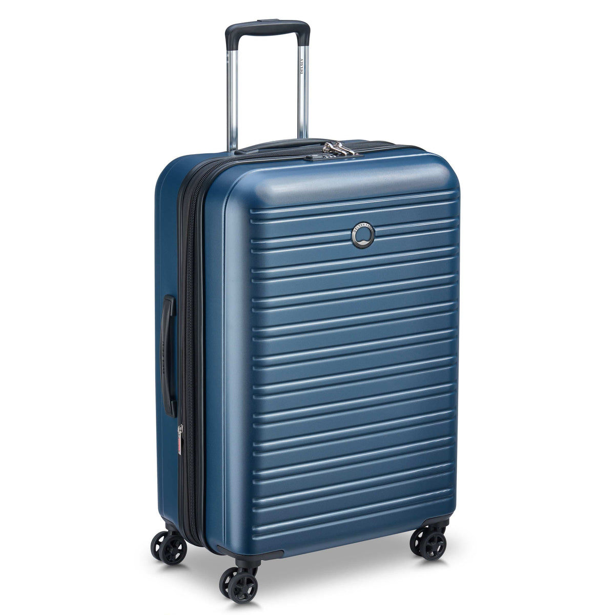 Delsey Paris Segur 2.0 70Cm Hardcase 4 Double Wheel Expandable Check-In Luggage Trolley Blue - 00205882202
