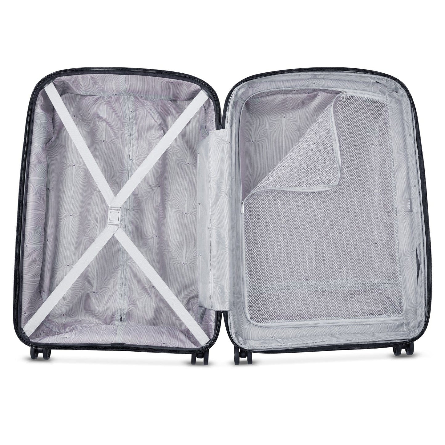 Delsey Paris Belmont Plus 71Cm Hardcase 4 Double Wheel Expandable Cabin Lugagge Trolley Black - 00386182000