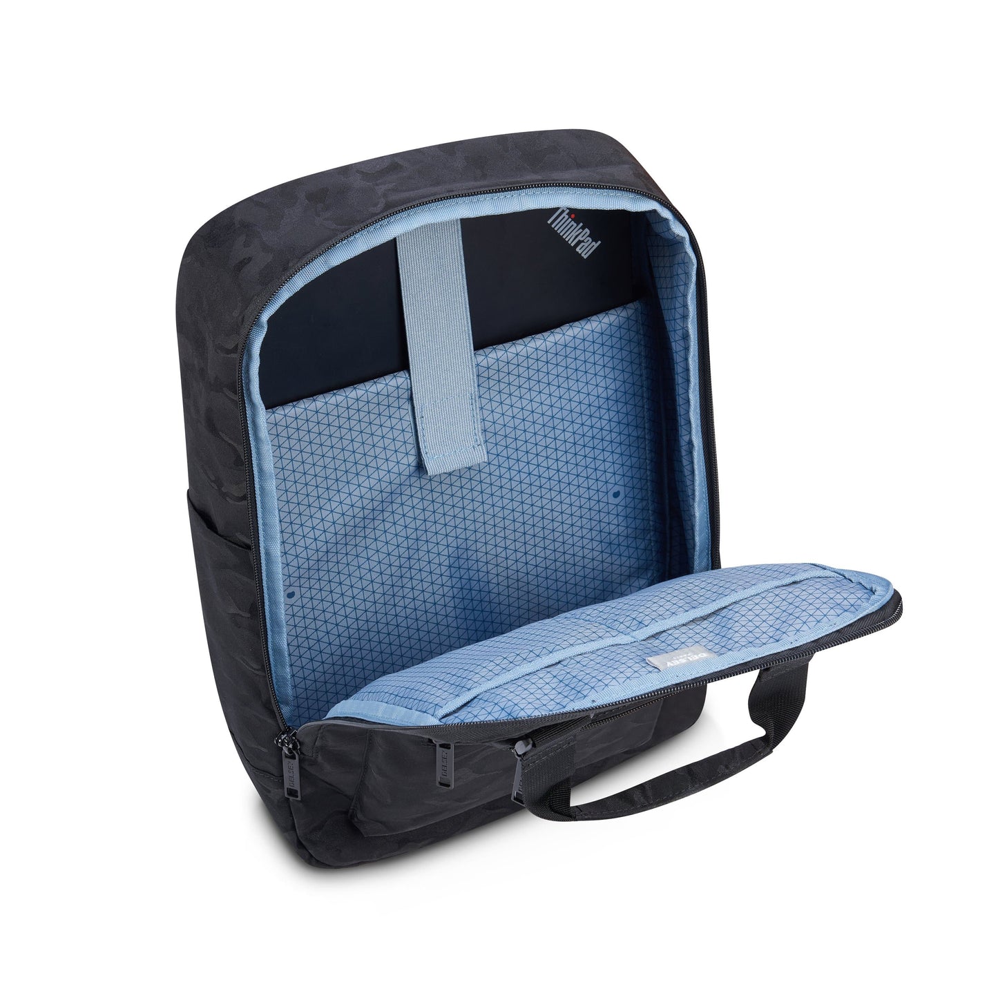 Delsey Paris Citypak 15.6" Laptop Protection Tote-Backpack Black Camouflage - 00391061210