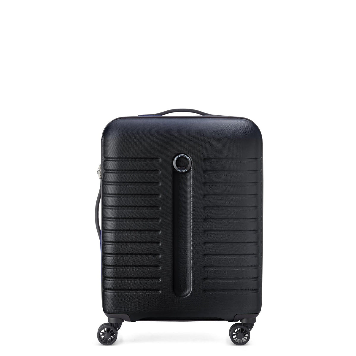 Delsey Iroise 55cm Hardcase 4 Double Wheel Cabin Luggage Trolley Black - 00379280100