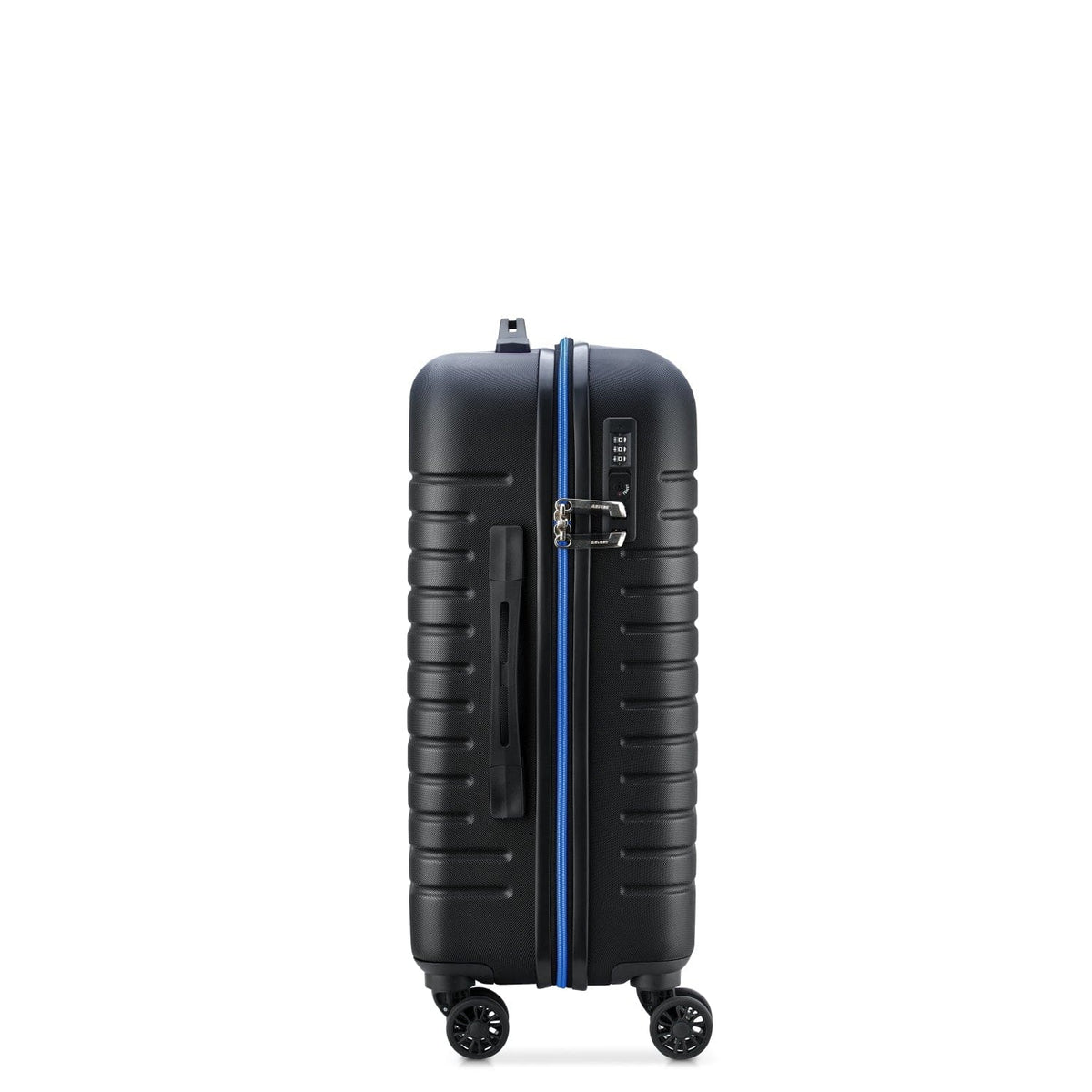Delsey Paris Iroise 55Cm Hardcase 4 Double Wheel Cabin Luggage Trolley Black - 00379280100