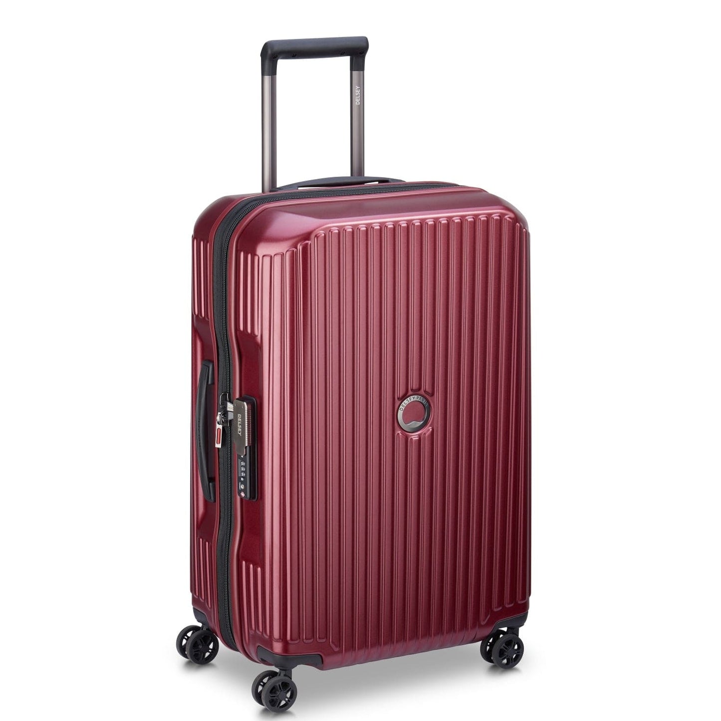 Delsey Paris Securitime Zip 68 4W Exp Tr Red