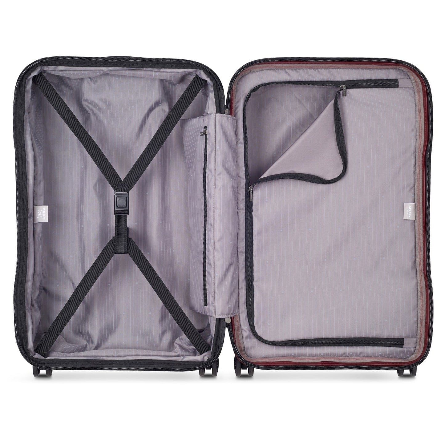 Delsey Paris Securitime Zip 68 4W Exp Tr Red