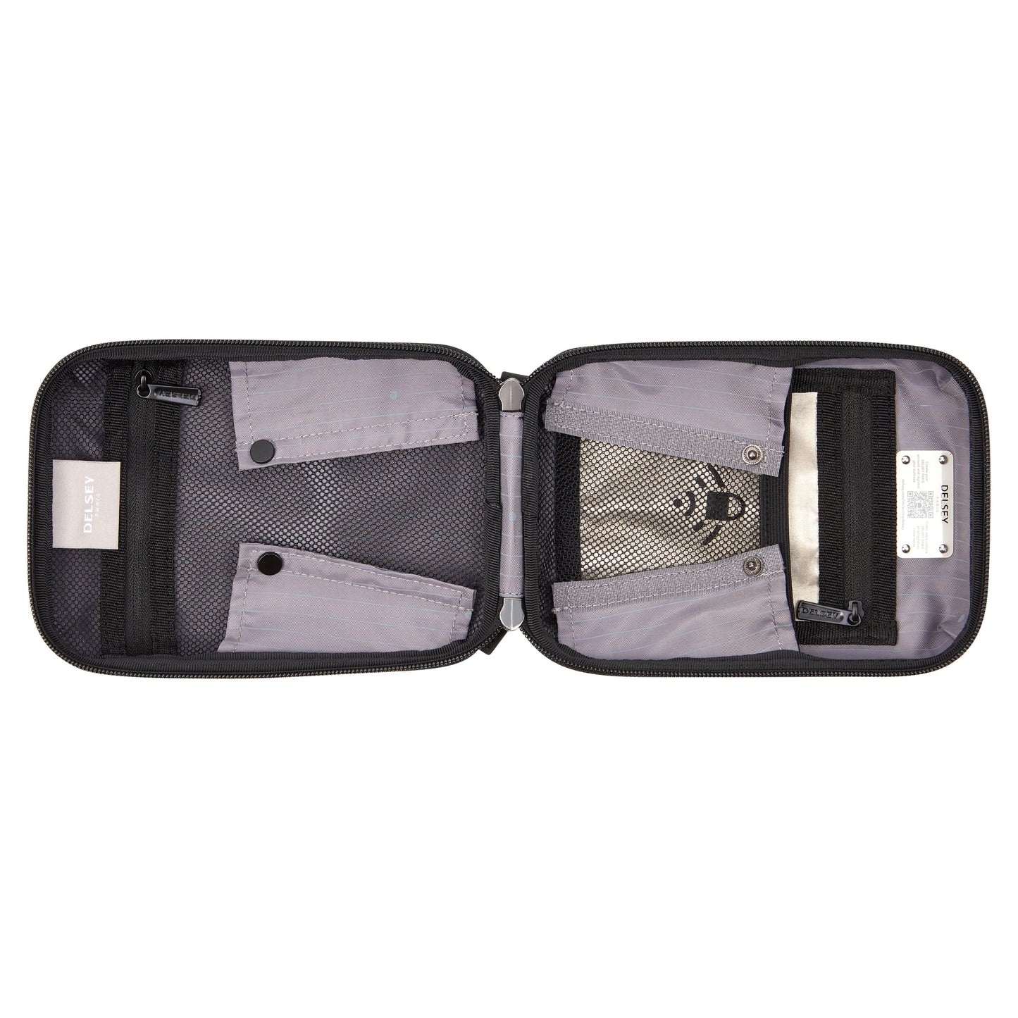 Delsey Paris Securitime Hardcase Clutch With Removable Shoulder Strap Anthracite - 00217311501