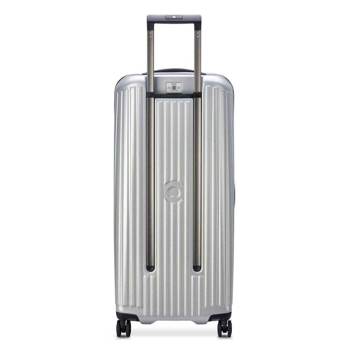 Delsey Paris Securitime Trunk 80Cm Hardcase 4 Double Wheel Check-In Luggage Trolley Silver - 00217382811