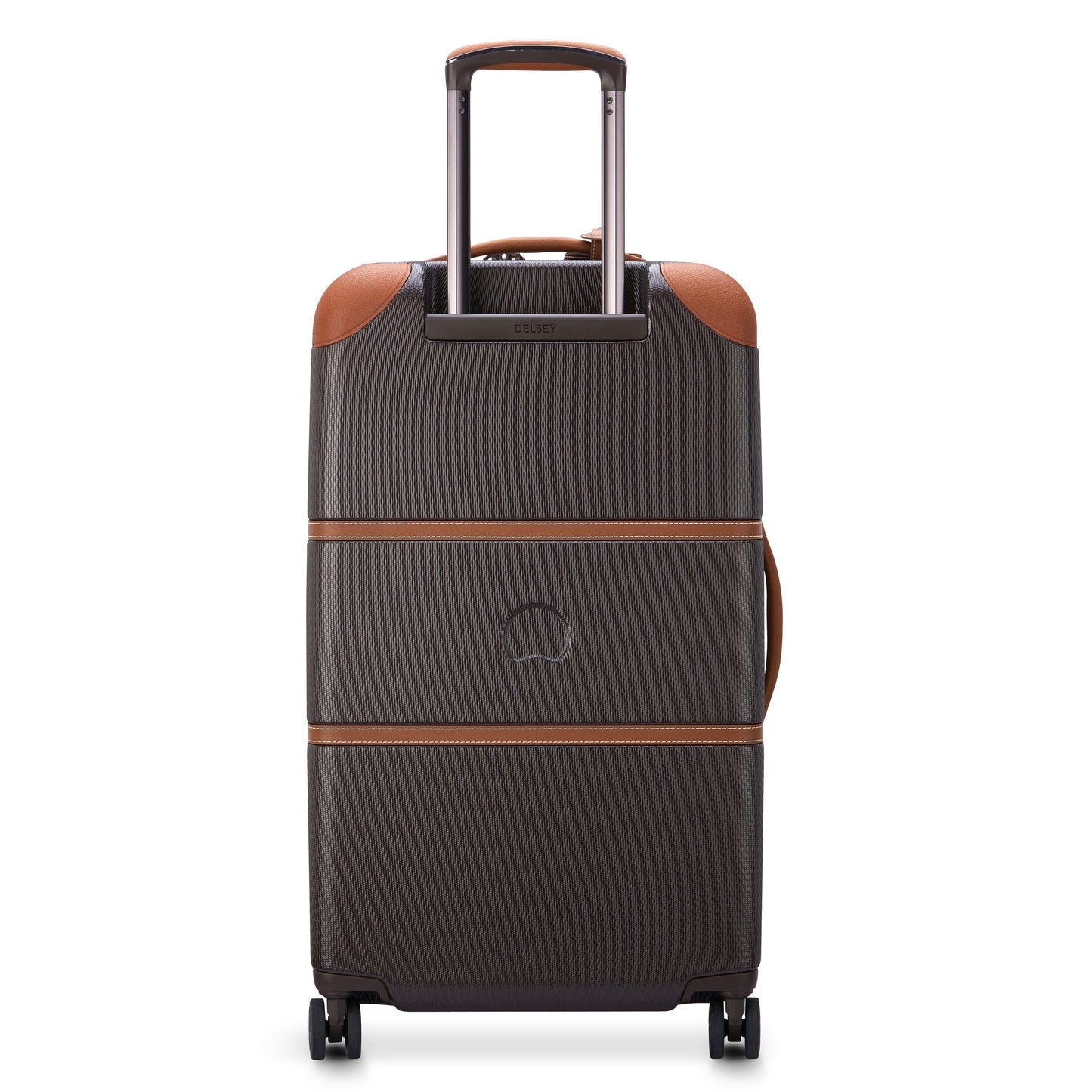 Delsey Paris Chatelet Air 2.0 75cm Hardcase Trunk 4 Double Wheel Check-In Luggage Trolley Brown - 00167681806