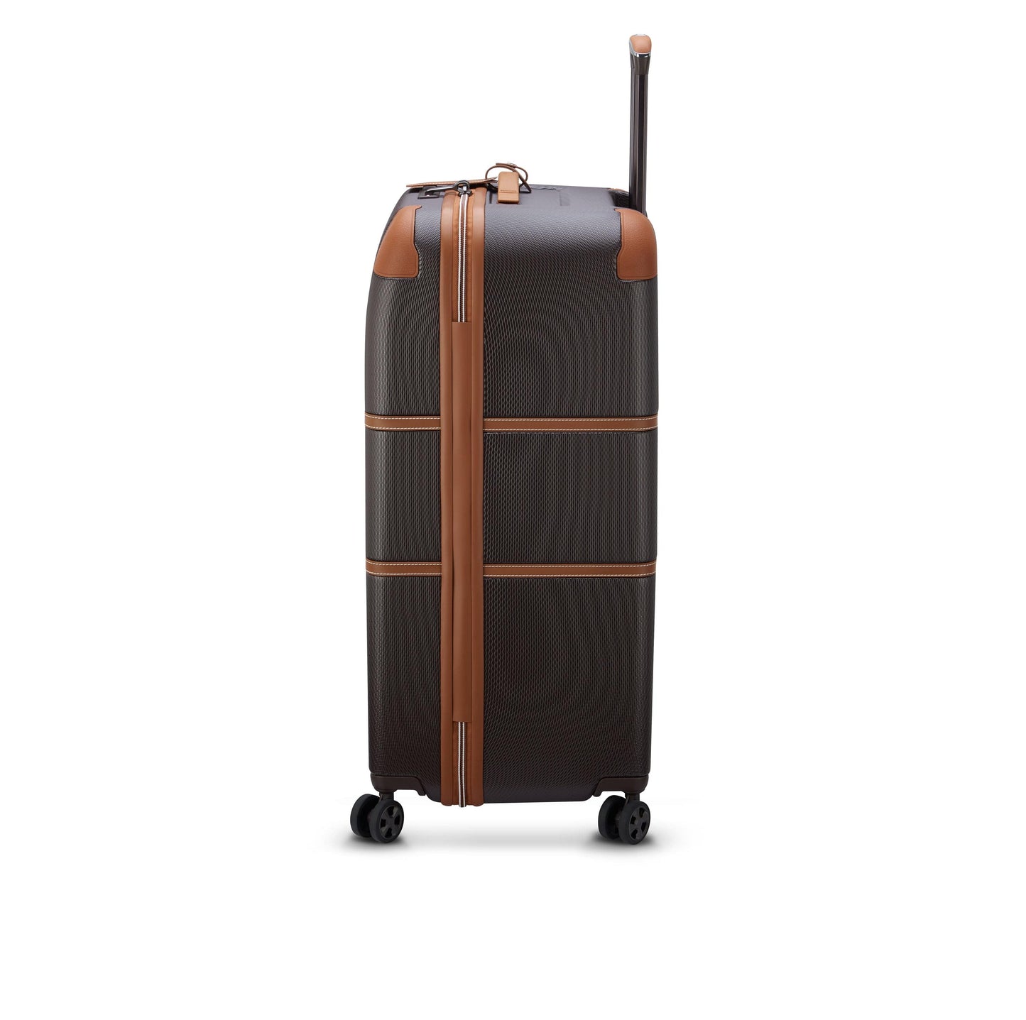 Delsey Paris Chatelet Air 2.0 Trunk 80cm Hardcase 4 Double Wheel Check-In Luggage Trolley Brown - 00167682806