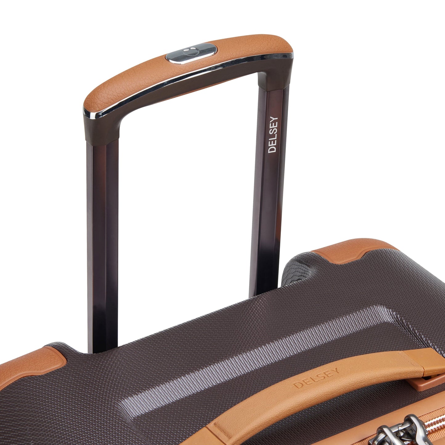 Delsey Paris Chatelet Air 2.0 Trunk 80cm Hardcase 4 Double Wheel Check-In Luggage Trolley Brown - 00167682806