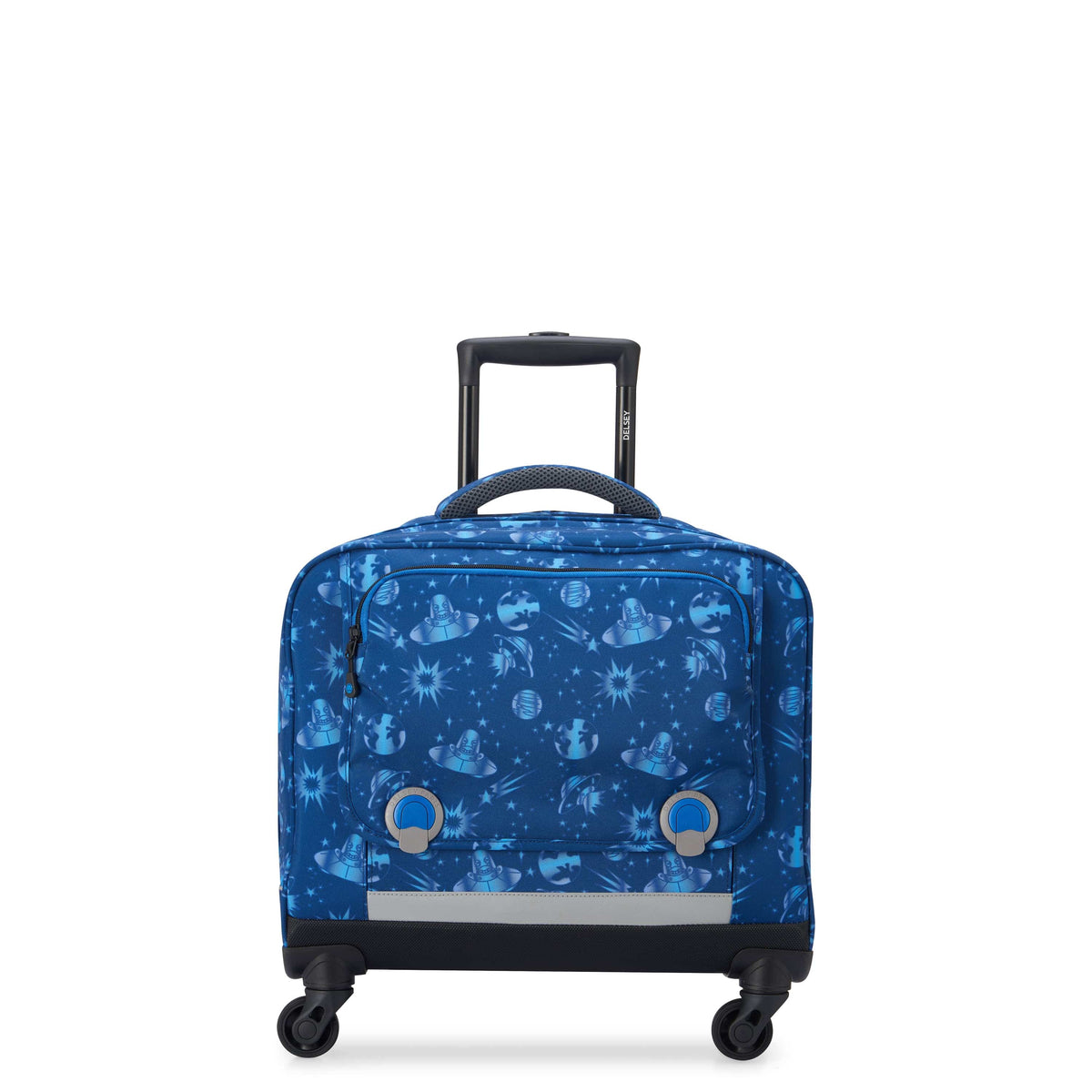 DELSEY BTS 2022 4W HORZ SCHOOLBAG 15.6 BLUE PRINTING