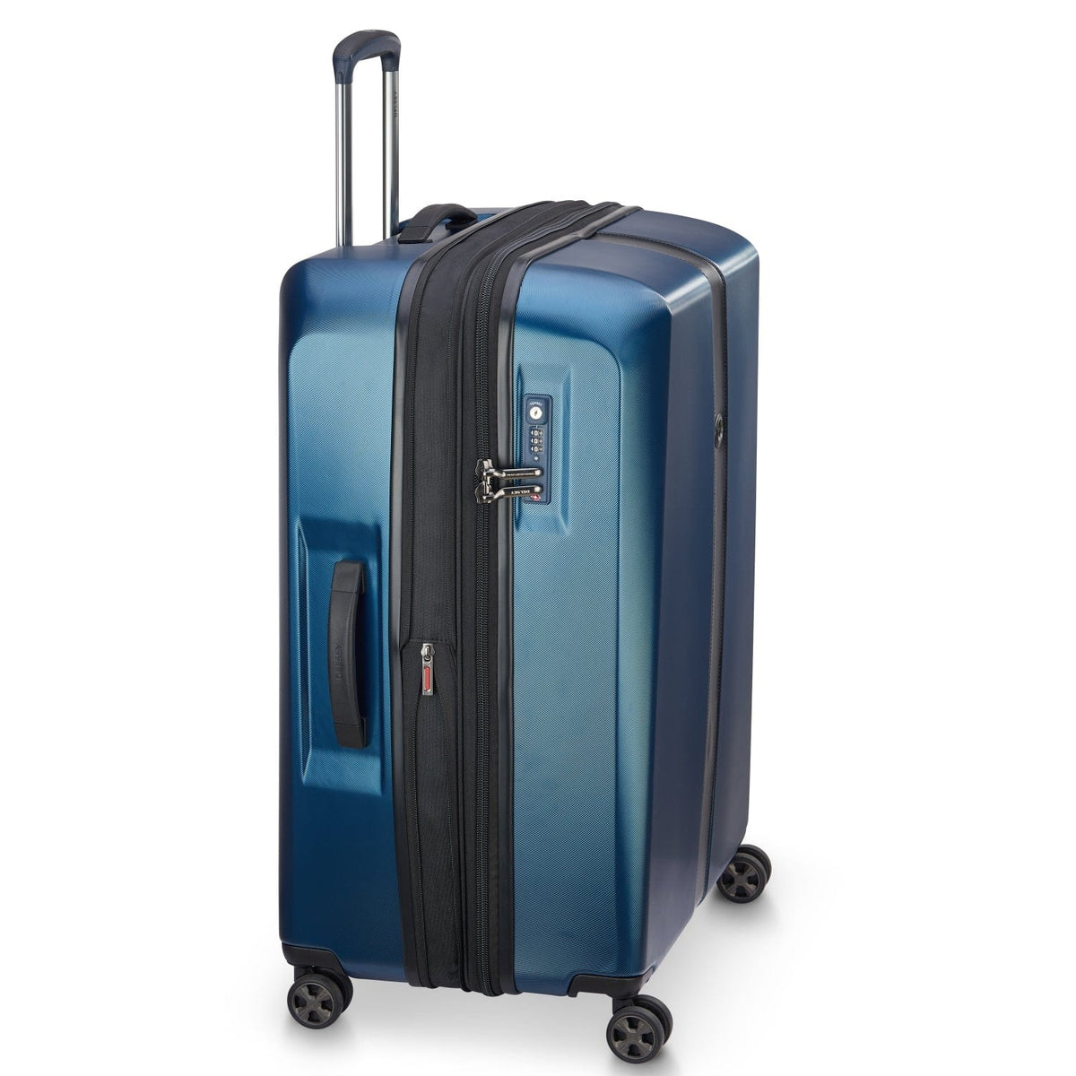 Delsey Paris Promenade Hard 2.0 82Cm Hardcase 4 Double Wheel Expandable Check-In Luggage Trolley Blue - 00208881902
