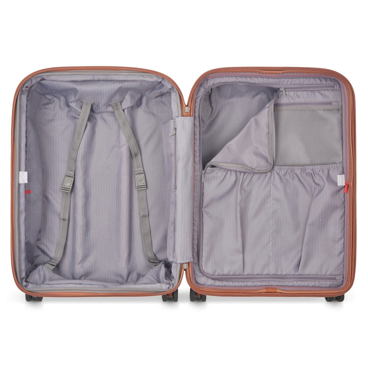 Delsey Paris Promenade Hard 2.0 70Cm Hardcase 4 Double Wheel Expandable Check-In Luggage Trolley Chocolate - 00208881906